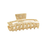 Floral Mirror White Beige Haarklem