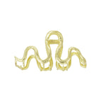 Haarklem Swirly Snake Goudkleurig