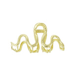 Haarklem Swirly Snake Goudkleurig