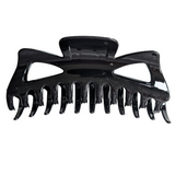 Haarklem Glanzend Bow XXL Black