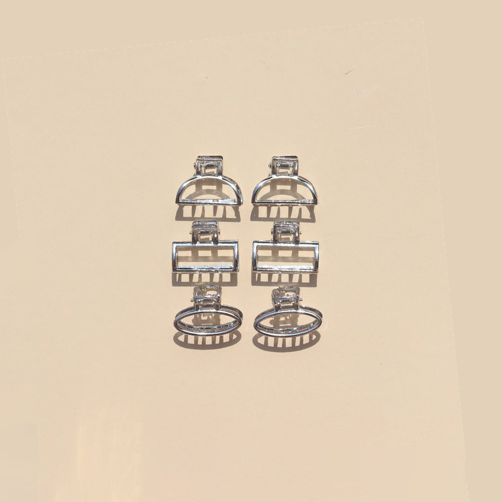 Haarklem Set Mini Philou Zilverkleurig
