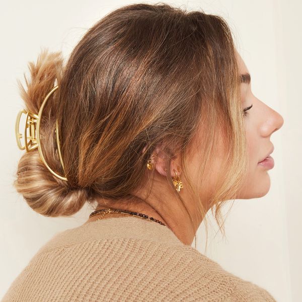 Haarklem Matte Moon Goudkleurig