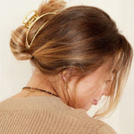 Haarklem Matte Moon Goudkleurig