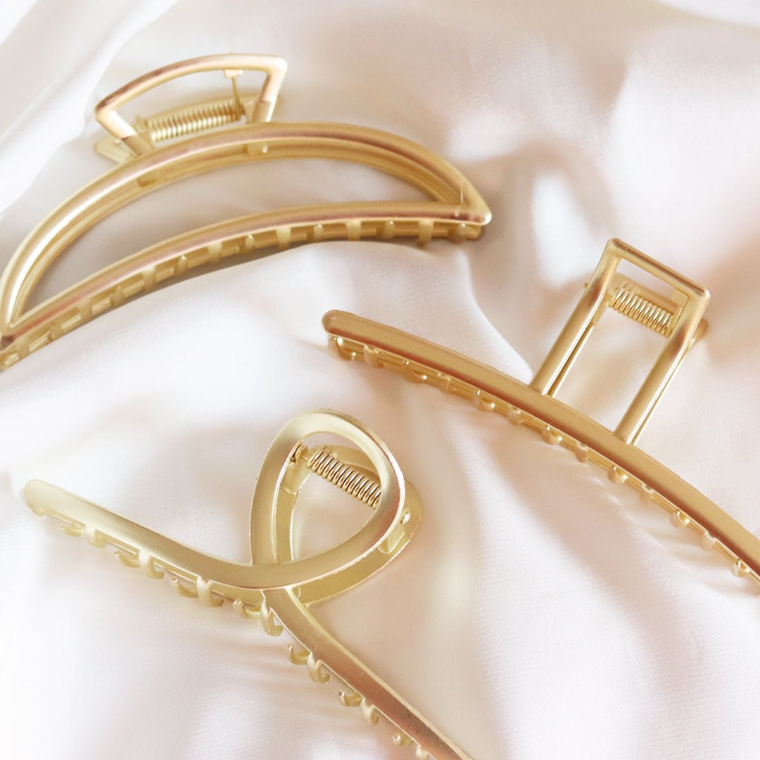 Haarklem Matte Moon Goudkleurig