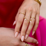 Love Drops Ring Set Goudkleurig