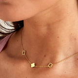 Lucky Bloom Ketting Goudkleurig