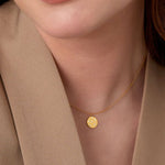 Charm with Stones Ketting Goudkleurig - 925 silver