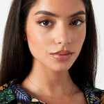 Half Moon Stones Ketting Goudkleurig - 925 silver