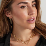 Connected Hearts Ketting Zilverkleurig