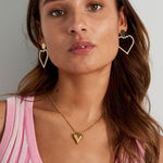 Iconic Heart Medium Ketting Goudkleurig
