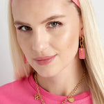 Rose Lovers Charm Ketting Goudkleurig