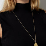 Love You to the Moon and Back Necklace Gold