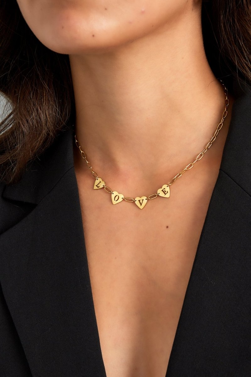Loving Link Ketting Goudkleurig