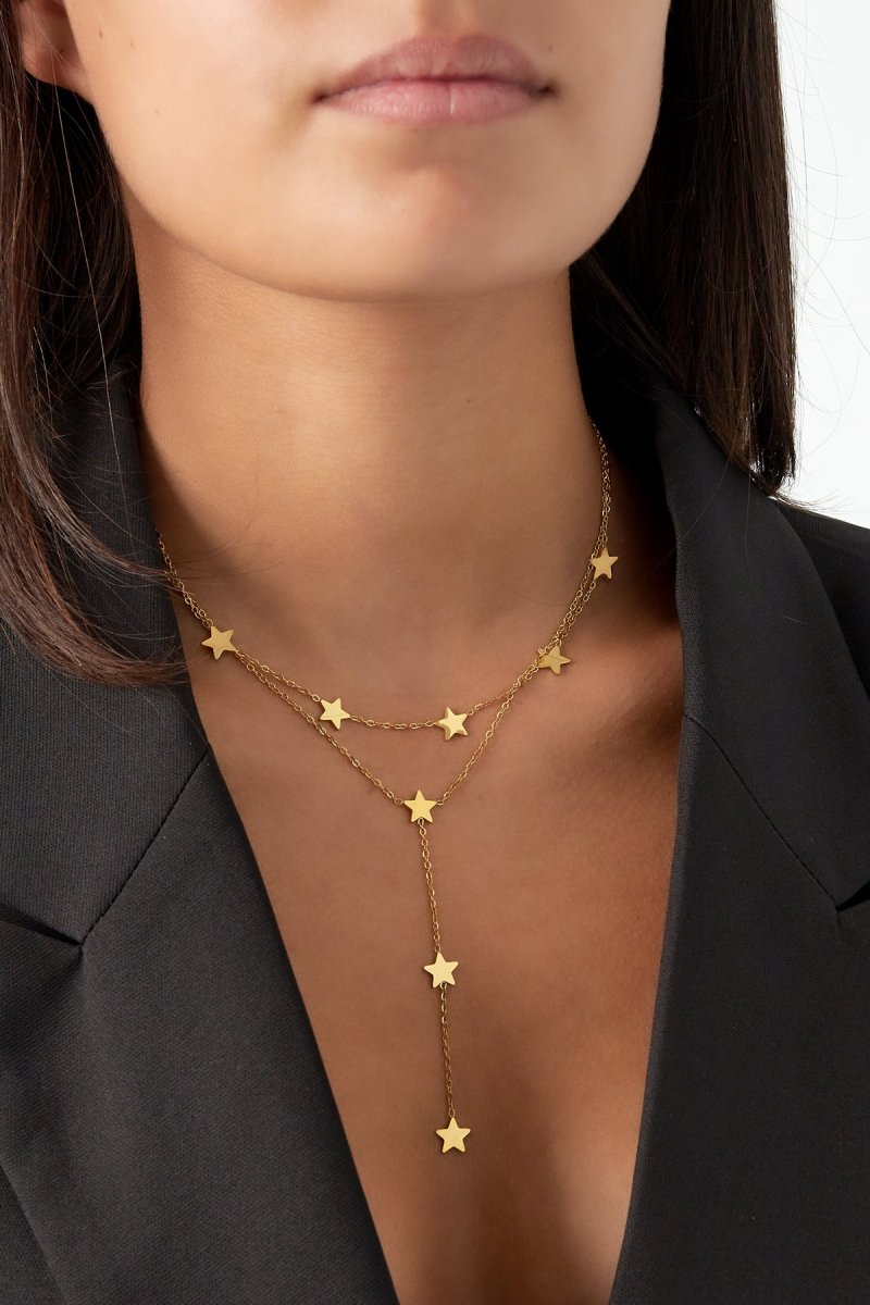 Enchanted Long Ketting Goudkleurig