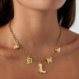 Charm Adventure Ketting Goudkleurig