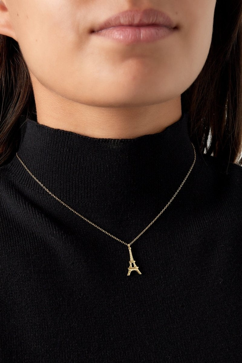 Eiffel Elegance Ketting Zilverkleurig