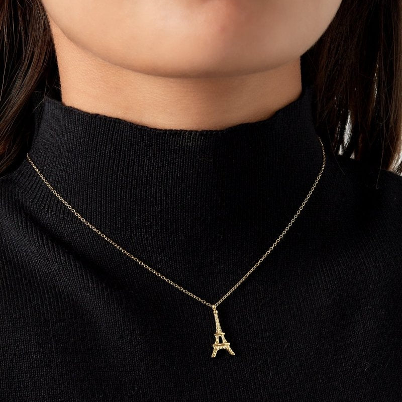 Eiffel Elegance Ketting Zilverkleurig