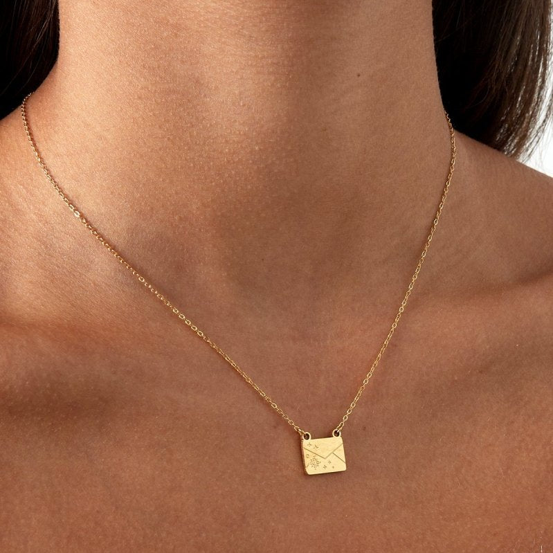 Secret Note Ketting Zilverkleurig