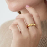 Hearts Around Ring Zilverkleurig