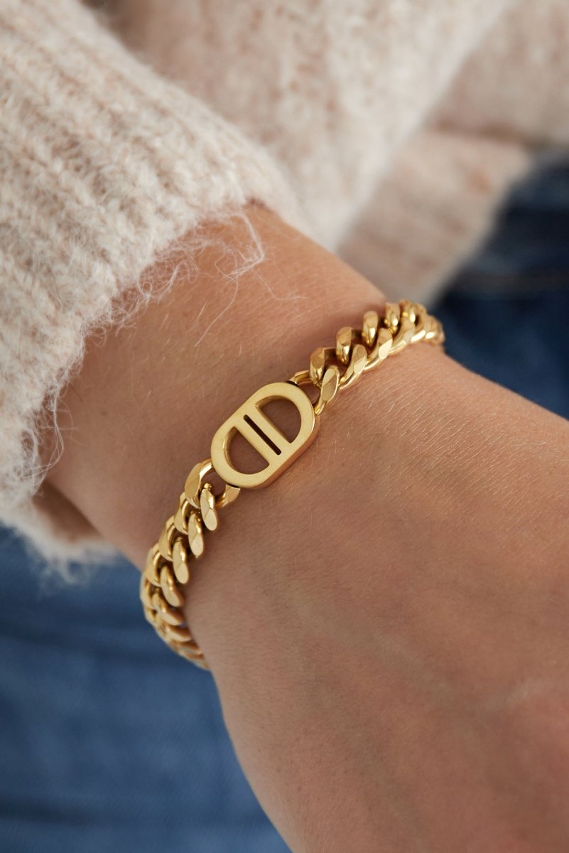 The Good Life Bold Armband Goudkleurig