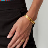 Love You to the Moon and Back Bangle Armband Small Goudkleurig