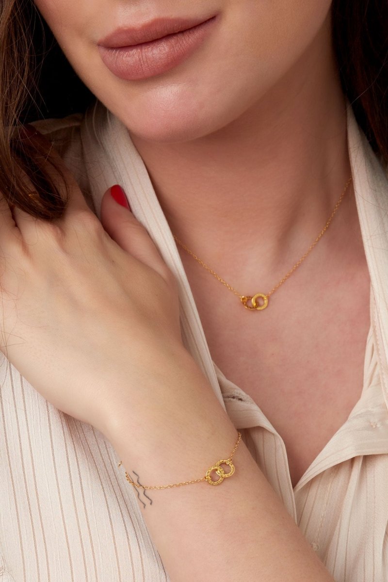 Forever Connected Armband Goudkleurig - 925 silver