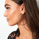 Basic Essential Hoops Oorbellen Zilverkleurig