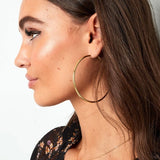 Basic Essential Hoops Oorbellen Zilverkleurig