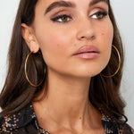 Basic Essential Hoops Oorbellen Zilverkleurig