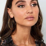 Basic Essential Hoops Oorbellen Zilverkleurig