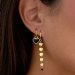 Lover of Life Oorbellen Blauw/Goudkleurig