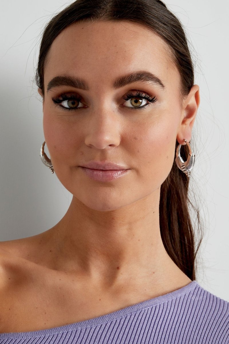 Bohemian Vibes Oorbellen Zilverkleurig
