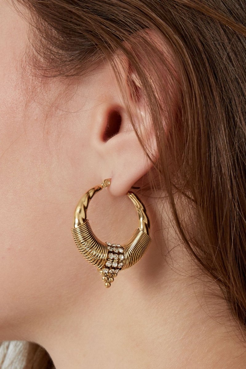 Bohemian Vibes Oorbellen Goudkleurig