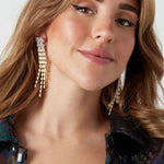 Sparkly Glam Oorbellen Goudkleurig