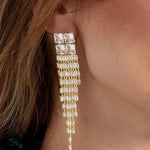 Sparkly Glam Oorbellen Goudkleurig