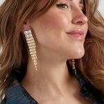 Sparkly Glam Oorbellen Goudkleurig
