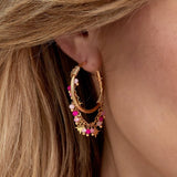 Flawless Filter Happy Pink Earrings Gold
