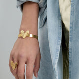 Double Love Armband Goudkleurig