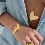 Double Love Armband Goudkleurig