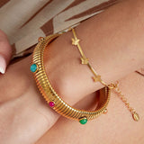 Butterfly Charms Armband Zilverkleurig