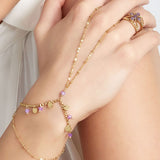 Purple Rain Hand Chain Goudkleurig
