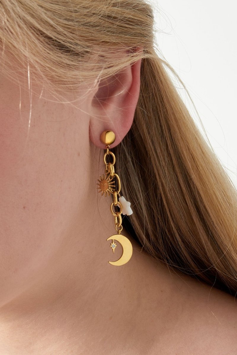 Starshine Oorbellen Goudkleurig