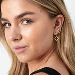 Lucky Diamond Oorbellen Goudkleurig