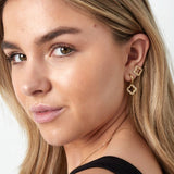 Lucky Diamond Oorbellen Goudkleurig