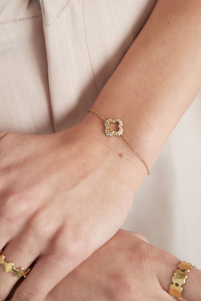 Lucky Diamond Armband Goudkleurig