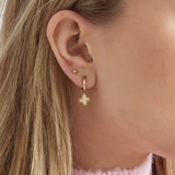 Clover Class Oorbellen Zilverkleurig