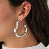 Not That Heart Earrings Gold