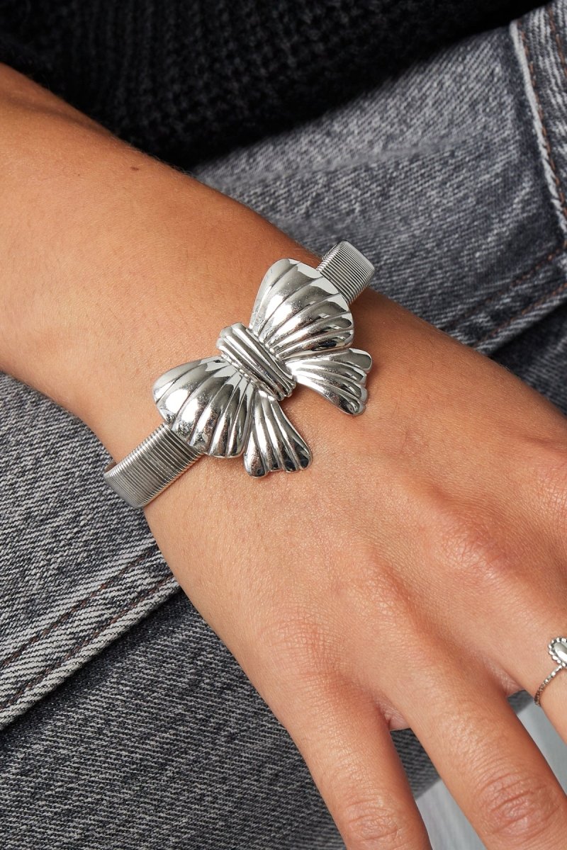 Bow Bangle Armband Goudkleurig
