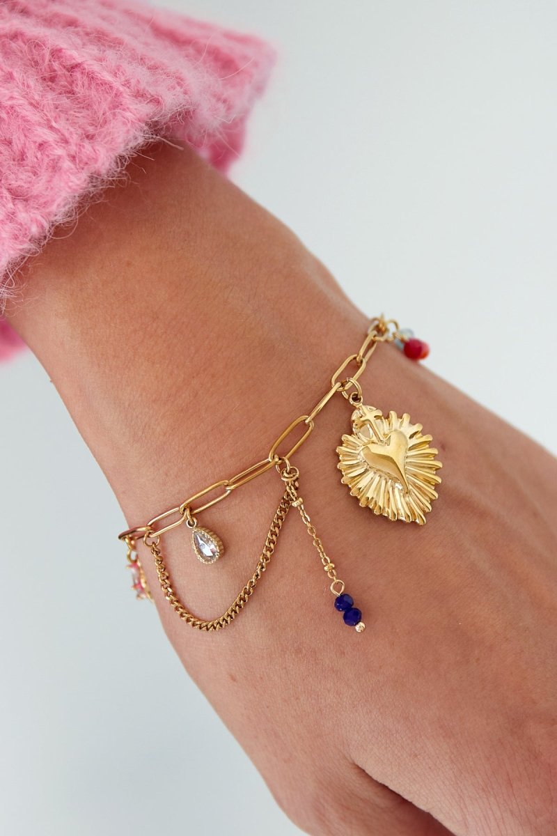 Colorful Joy Armband Goudkleurig