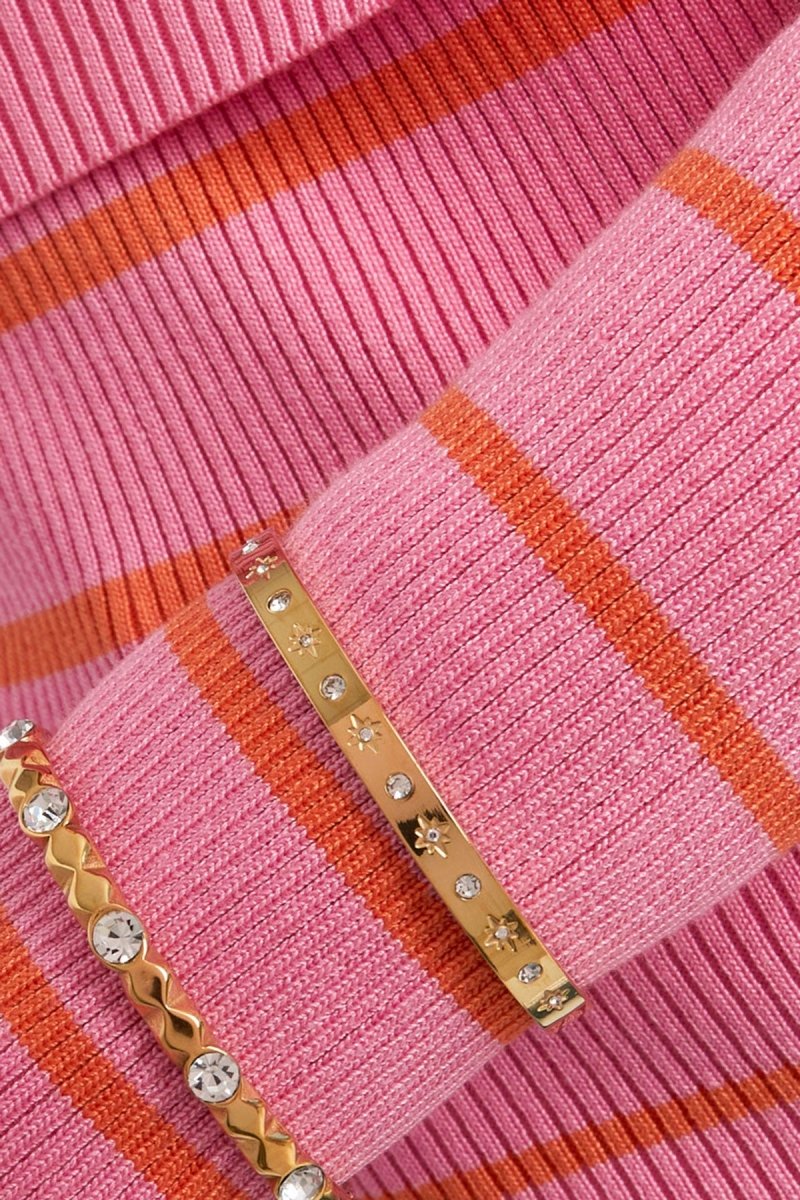Shine Bright Bangle Armband Zilverkleurig